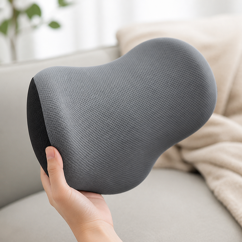 Ergonomic Memory Foam Car Headrest & Lumbar Pillow