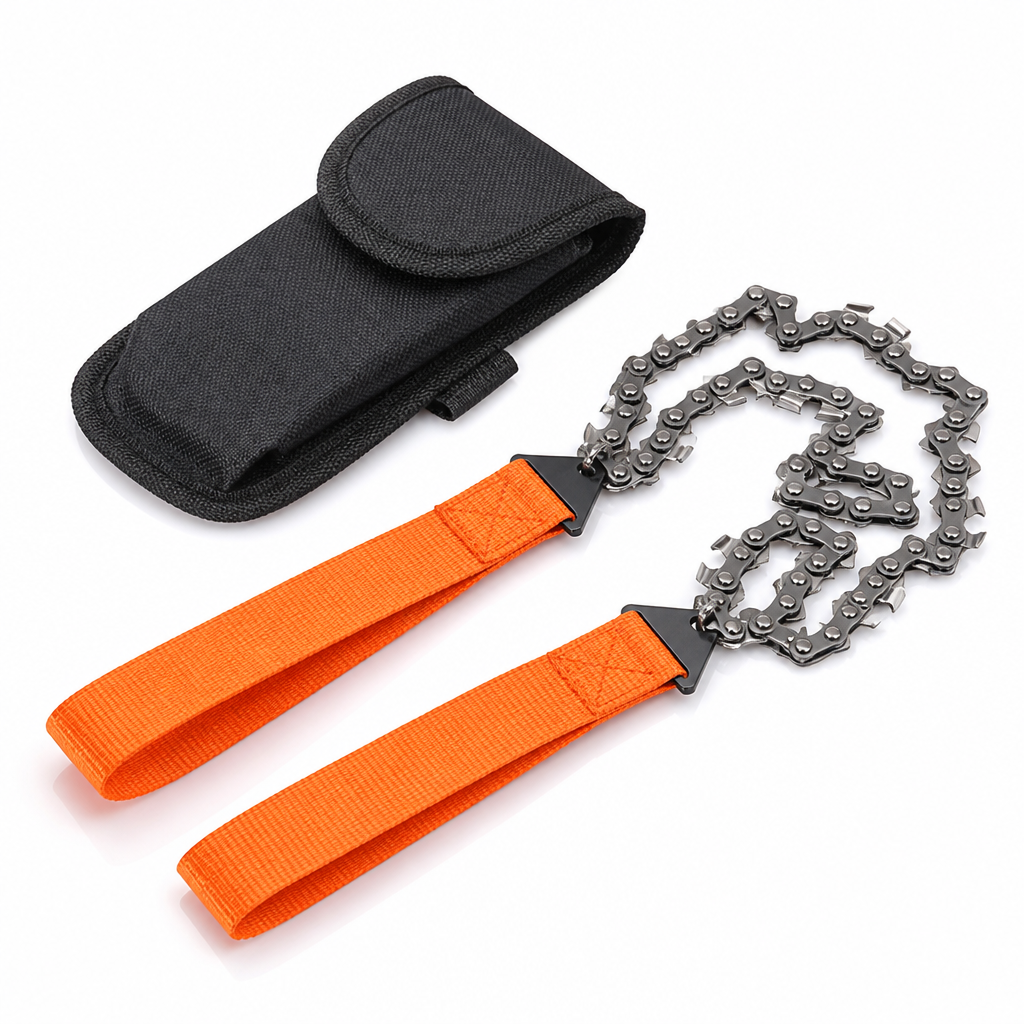 Foldable 65Mn Steel Hand Chain Saw (Includes Pouch)