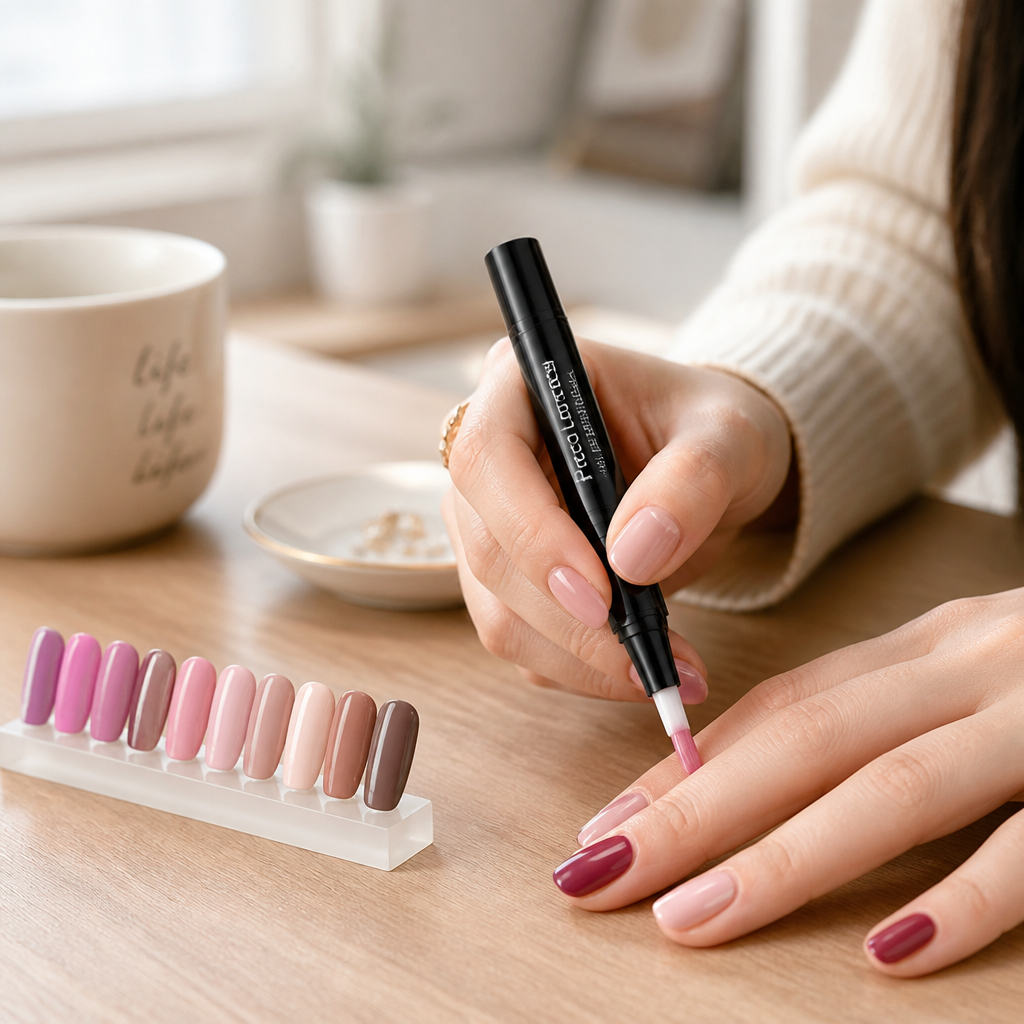 Highly Pigmented & Long-Lasting Gel Nail Pen (Precision Brush)
