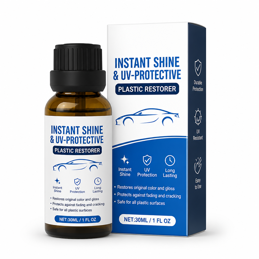 Instant Shine & UV-Protective Plastic Restorer