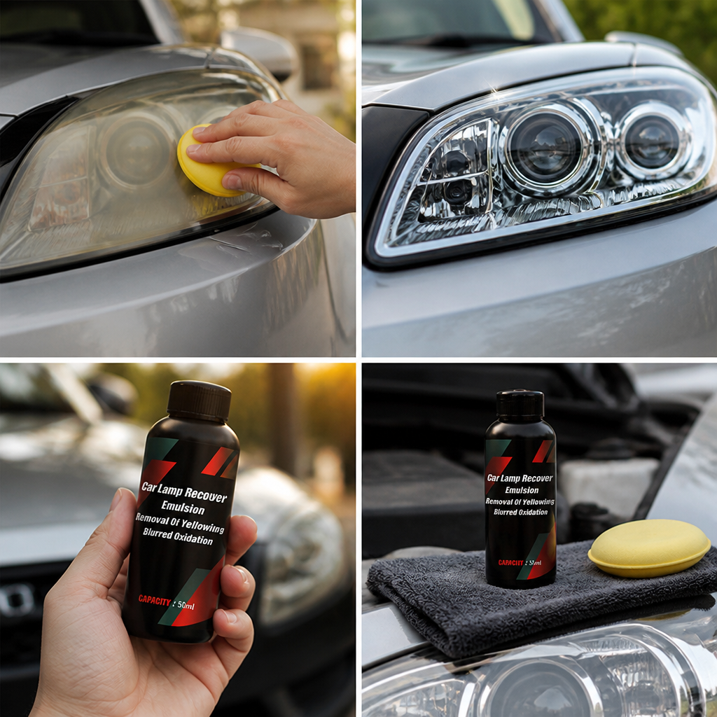 Oxidation-Removing & UV-Protective Headlight Restorer