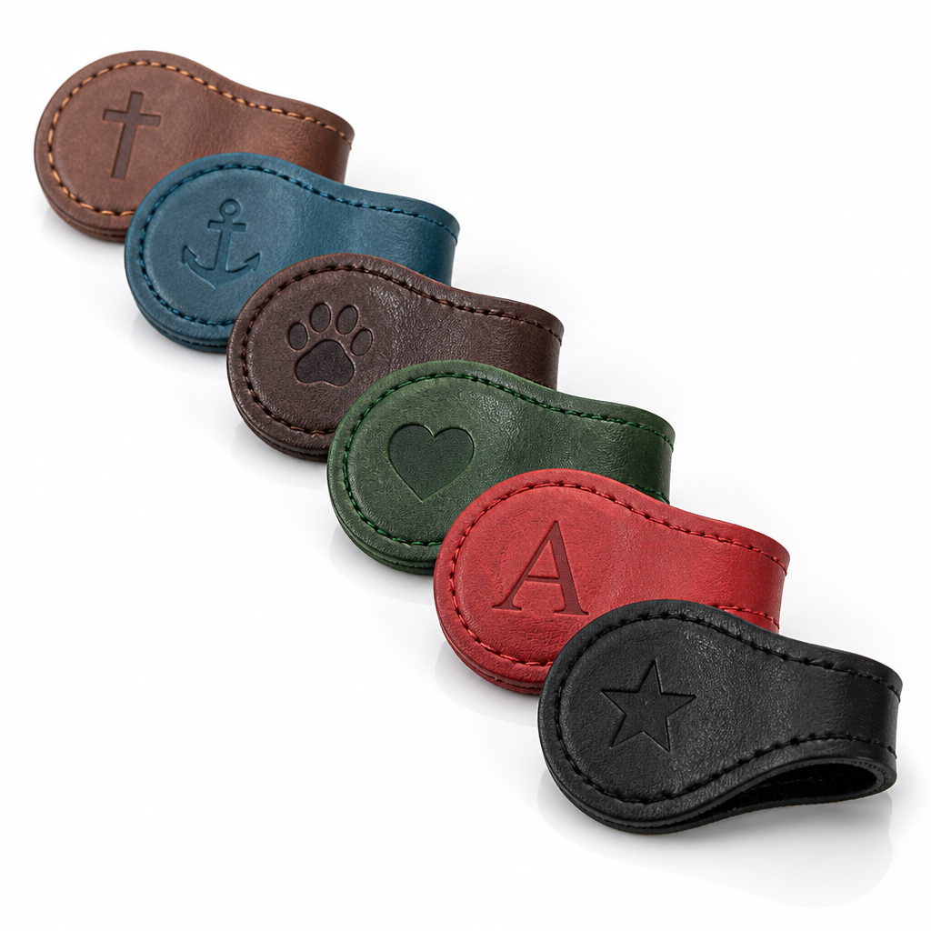 Personalized Magnetic Leather Bookmark (Multipurpose)