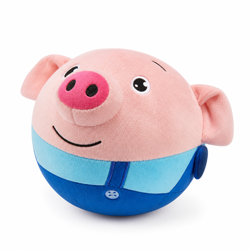 Self-Activated Jumping Plush Dog Toy (USB-C Rechargeable)