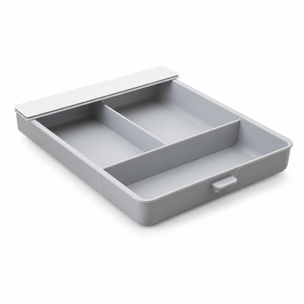 Slim Peel-And-Stick Under-Desk Storage Drawer (Set of 2)