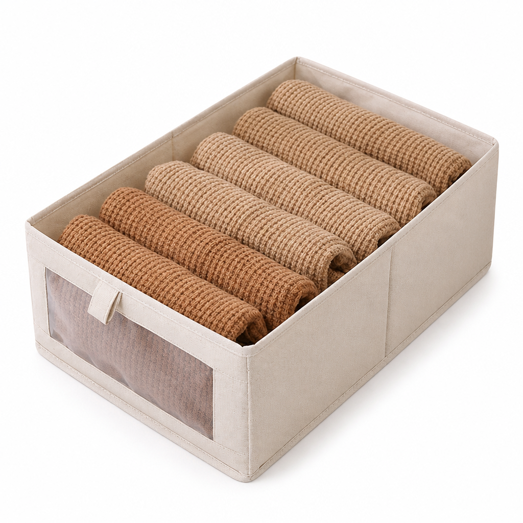 Space-Saving Reinforced Non-Woven Closet Organizer (Set of 3)