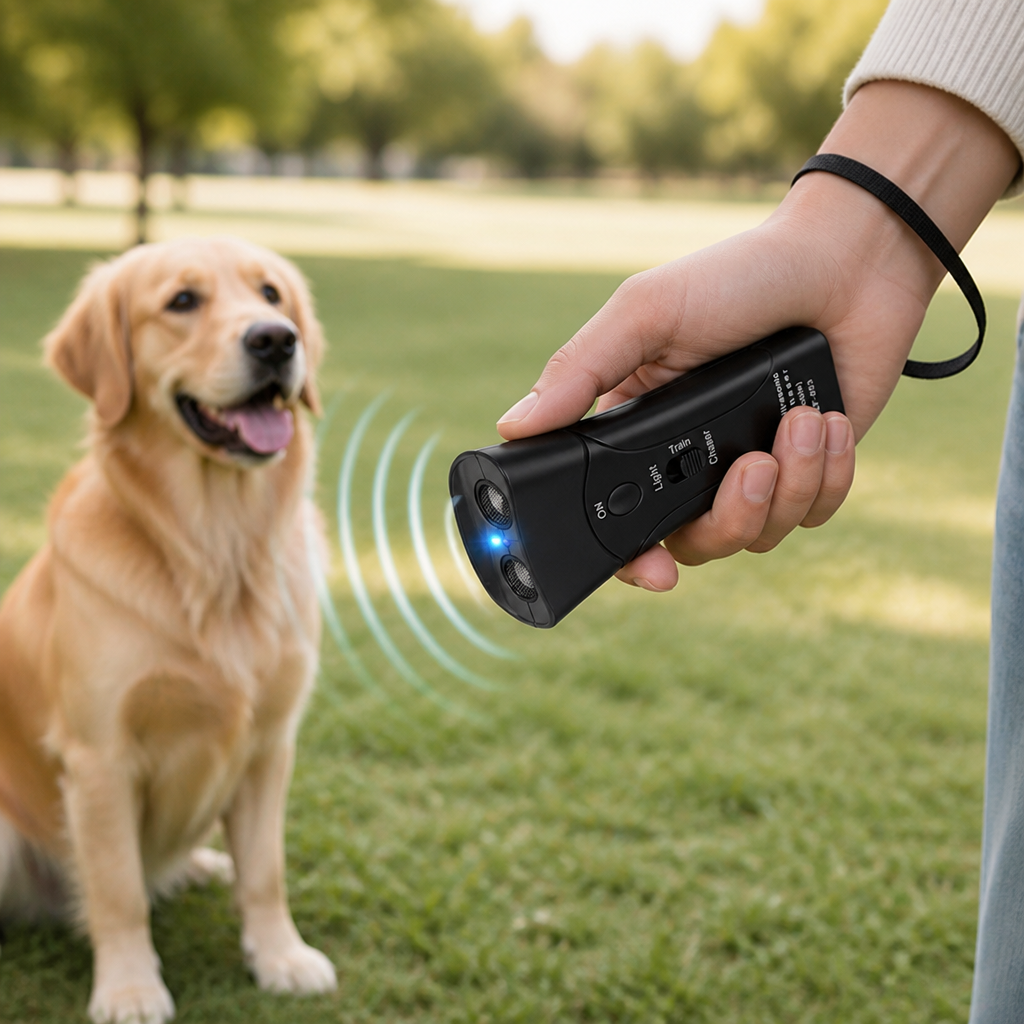 Ultrasonic LED Portable Anti-Bark Trainer