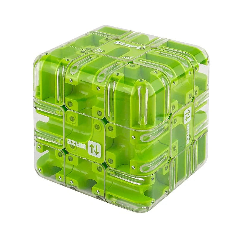 Interactive Educational 3D Maze Puzzle Cube (Travel-Friendly)