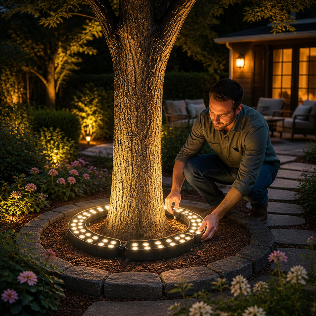 360° Waterproof Aluminum Tree Spotlight