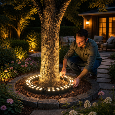 360° Waterproof Aluminum Tree Spotlight