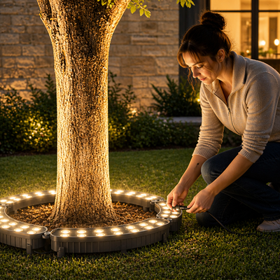 360° Waterproof Aluminum Tree Spotlight