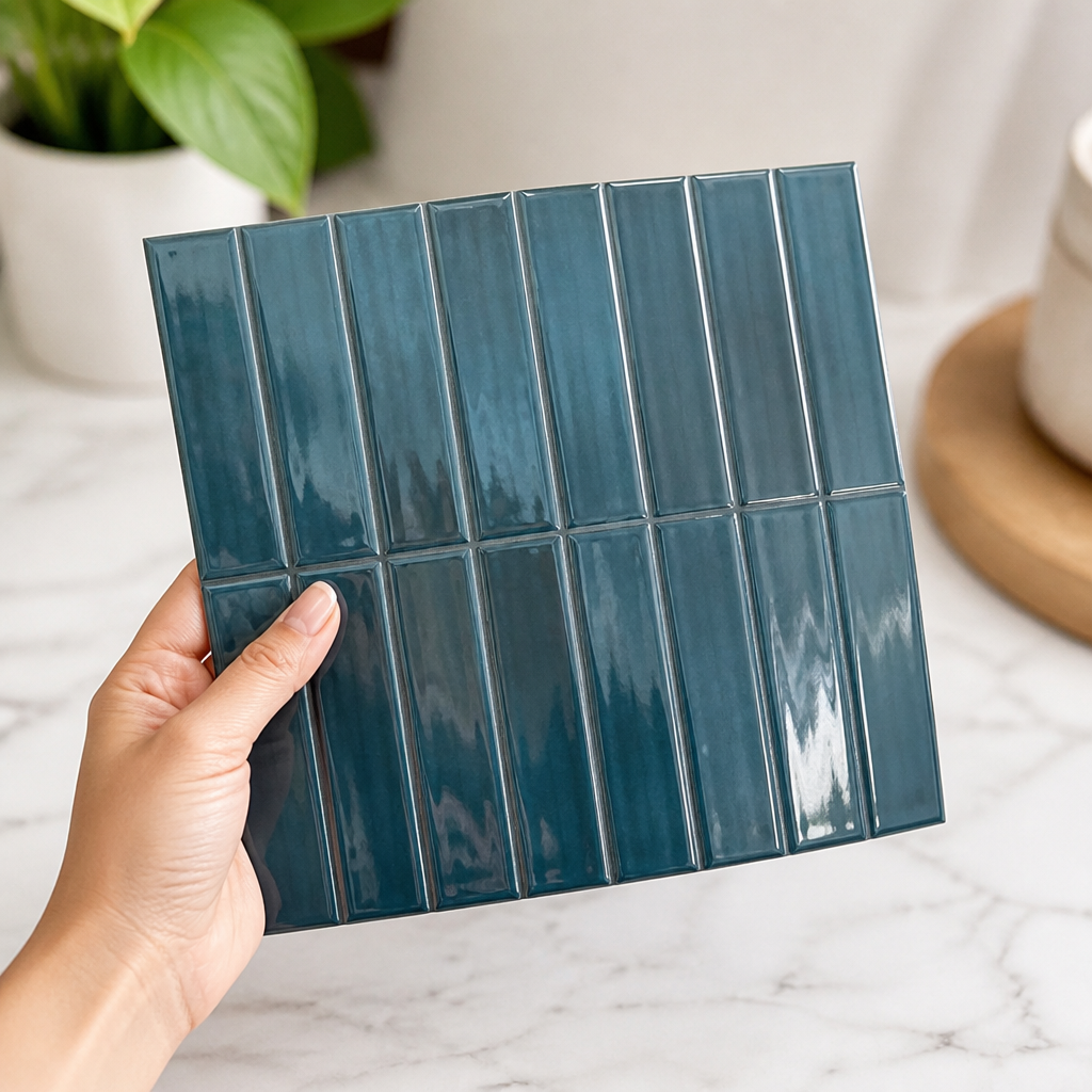 3D Textured Self-Adhesive Wall Tiles (Removable) (Set of 10)
