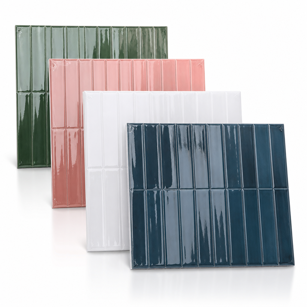 3D Textured Self-Adhesive Wall Tiles (Removable) (Set of 10)