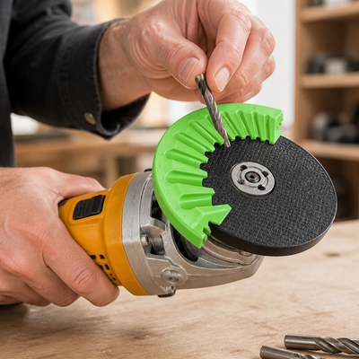 5-Second Universal Drill Bit Sharpener (Angle Grinder Compatible)