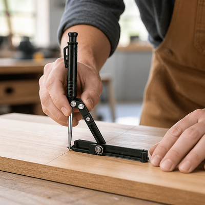 Adjustable 4-in-1 Alloy Scribing Tool