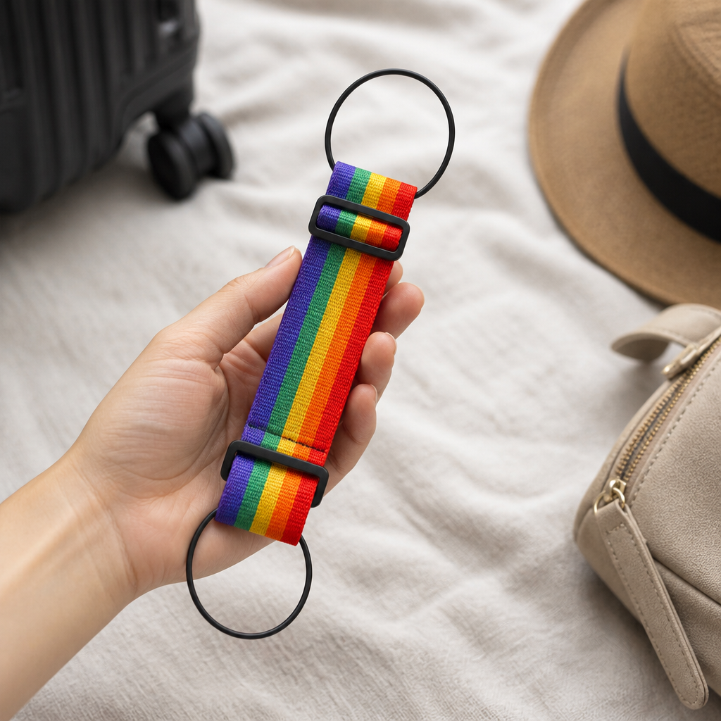 Adjustable Elastic & Durable Polyester Suitcase Connecting Strap