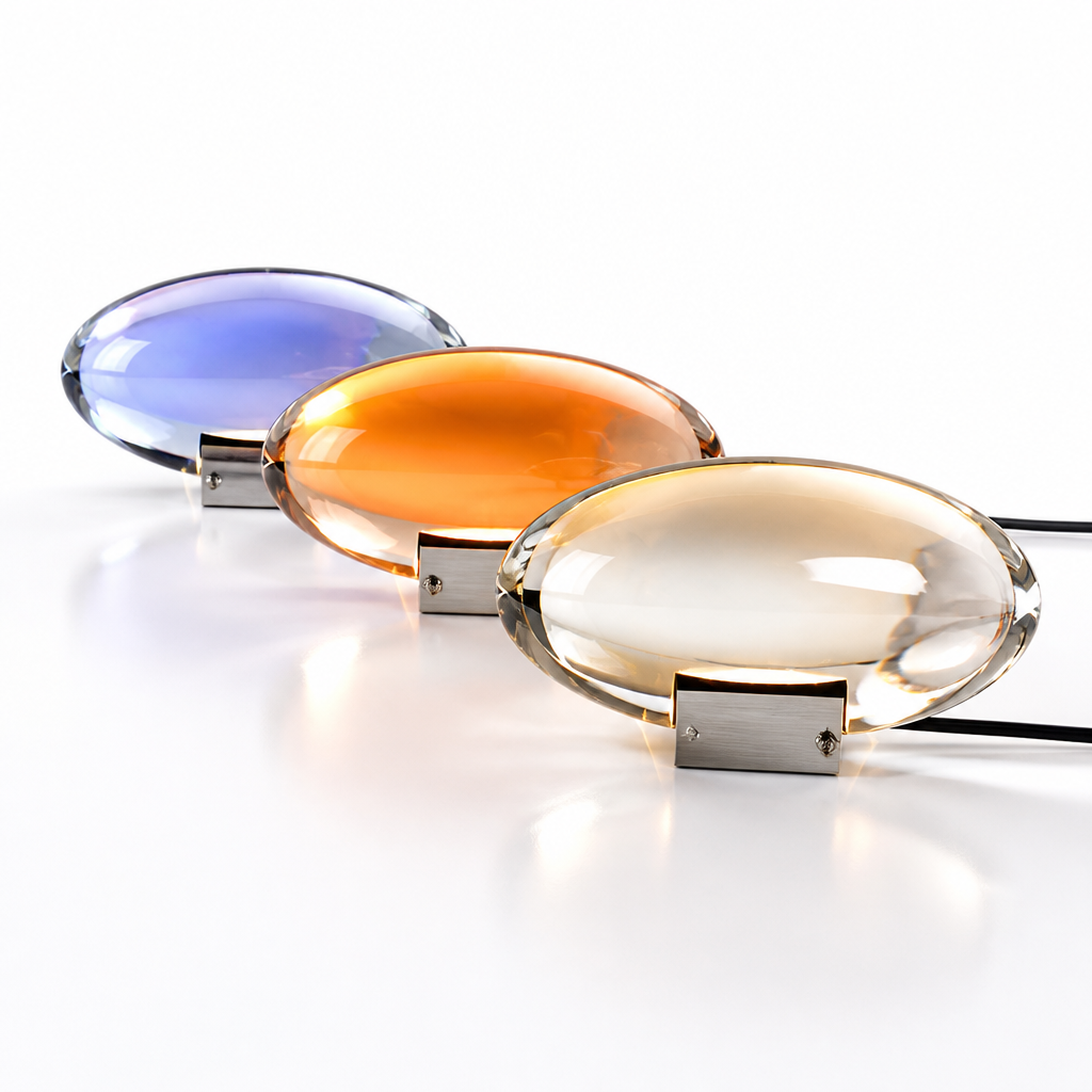 Adjustable Oval Crystal Sunset Projection Lamp (3 Lighting Modes)