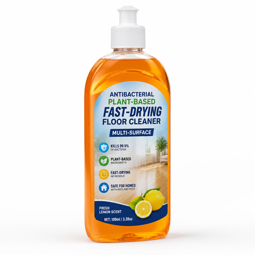 Antibacterial Plant-Based Fast-Drying Floor Cleaner (Multi-Surface)