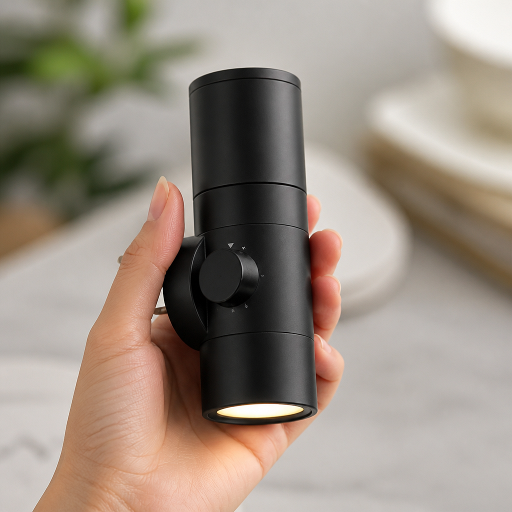 Auto-Sensing Stepless Dimming Dual-Head LED Night Light (Plug-In)