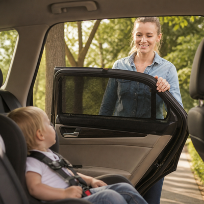 Breathable UV & Insect-Blocking Car Window Sunshade