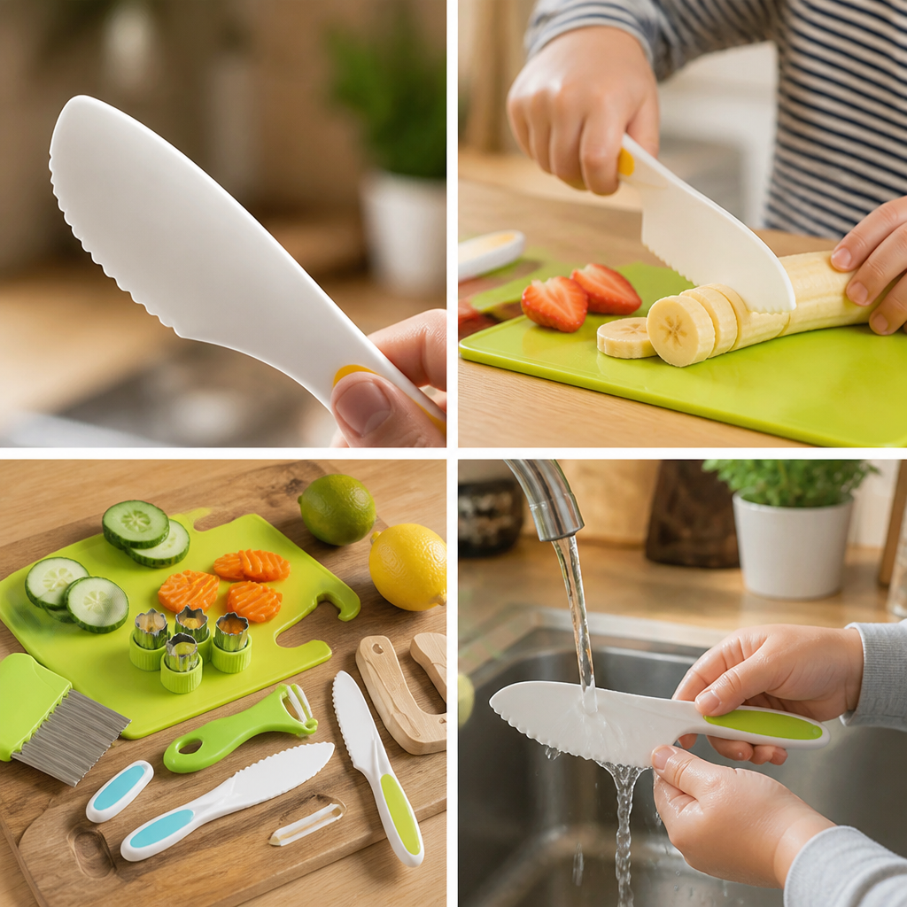 Child-Safe Rounded-Edge Knife Set