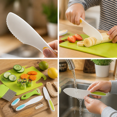 Child-Safe Rounded-Edge Knife Set