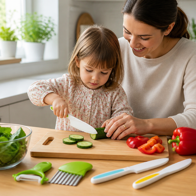 Child-Safe Rounded-Edge Knife Set