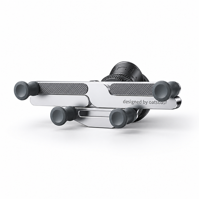 Concealed One-Hand Lock & 360° Air Vent Phone Mount
