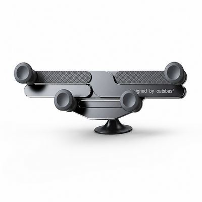 Concealed One-Hand Lock & 360° Air Vent Phone Mount