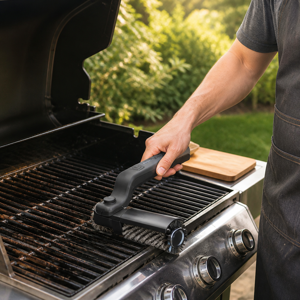 Cordless Electric Adjustable Head Grill Brush