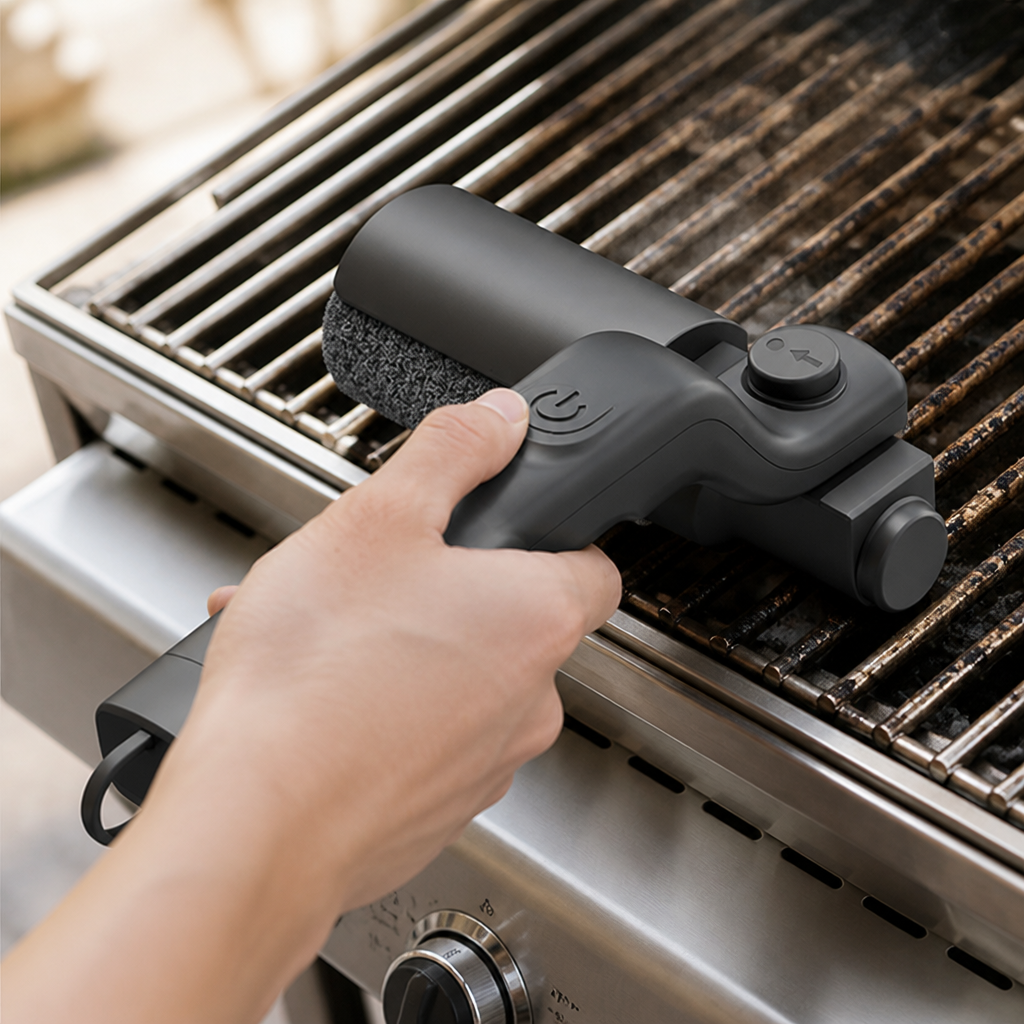 Cordless Electric Adjustable Head Grill Brush