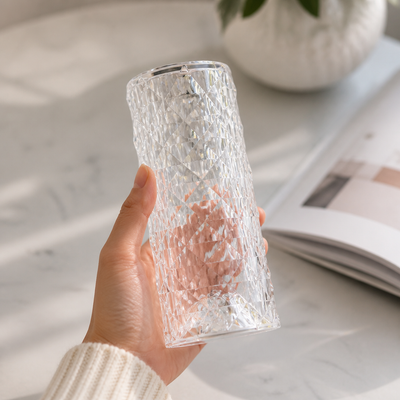 Crystal Diamond-Effect Remote-Controlled RGB Table Lamp