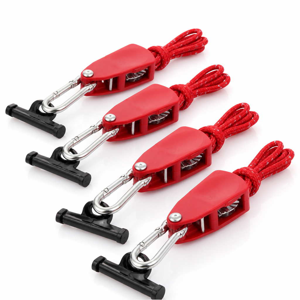 Durable Nylon Reflective Tent Fastener (Set of 4)
