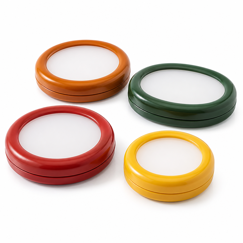 Elastic-Lid Airtight Produce Storage Container (Set of 4)