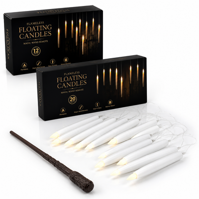 Flameless Floating Candles (Magic Wand Remote)