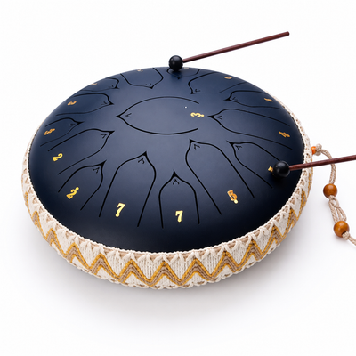 Handcrafted Carbon Alloy Handpan Drum
