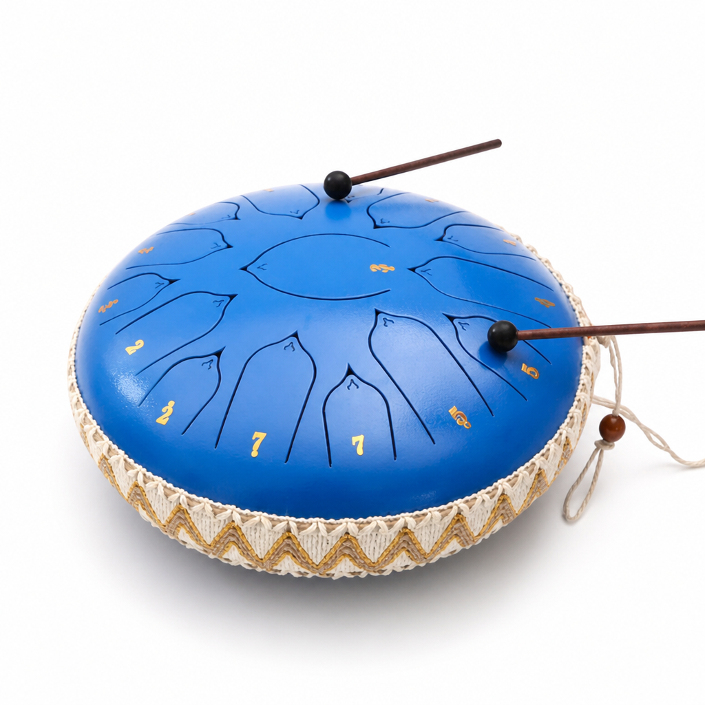 Handcrafted Carbon Alloy Handpan Drum