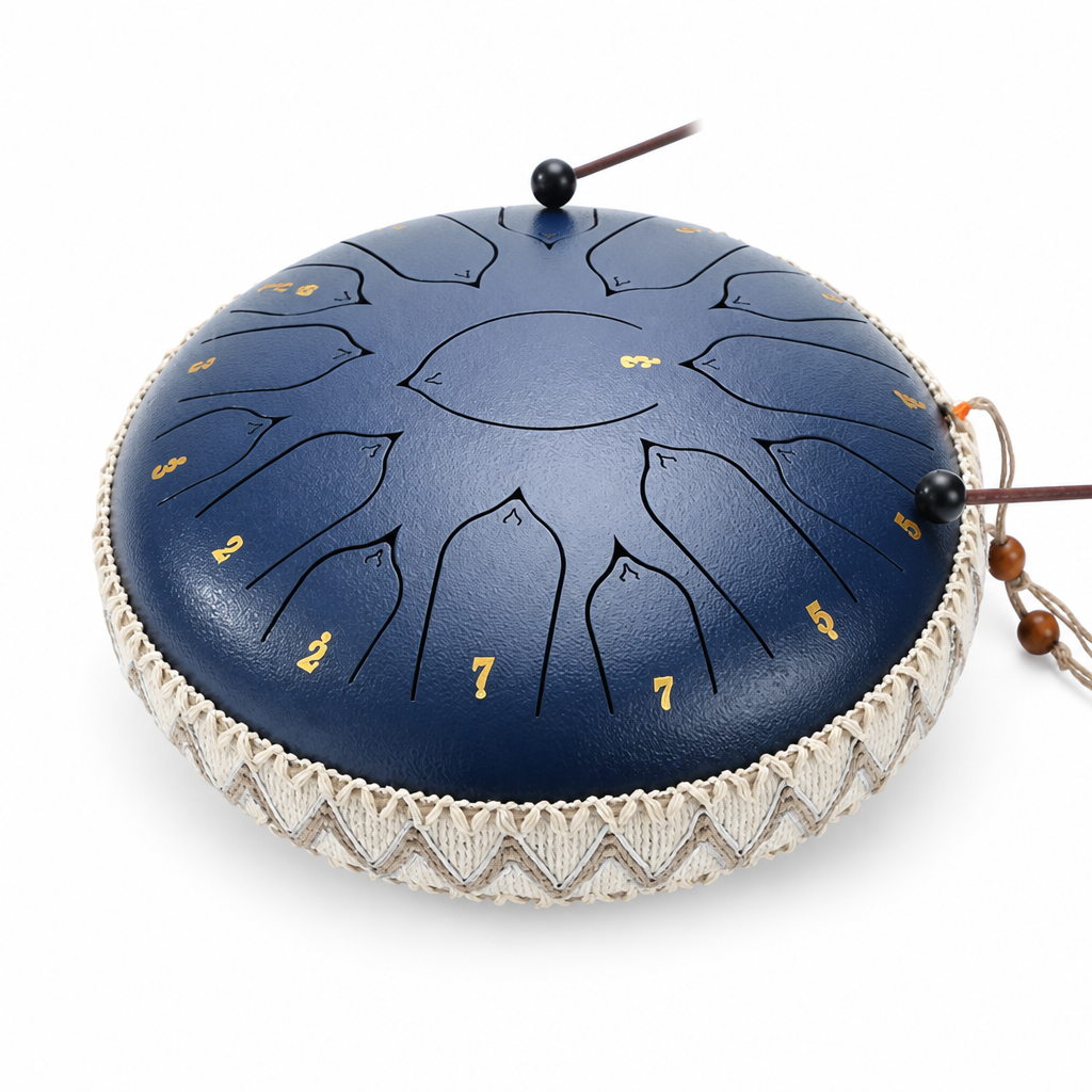 Handcrafted Carbon Alloy Handpan Drum