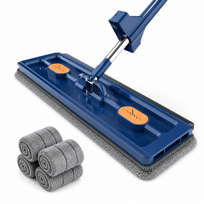 Hands-Free 360° Rotating Microfiber Mop