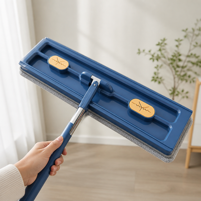 Hands-Free 360° Rotating Microfiber Mop