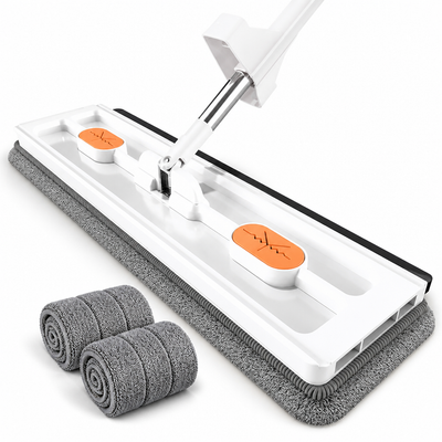 Hands-Free 360° Rotating Microfiber Mop