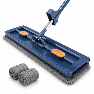 Hands-Free 360° Rotating Microfiber Mop
