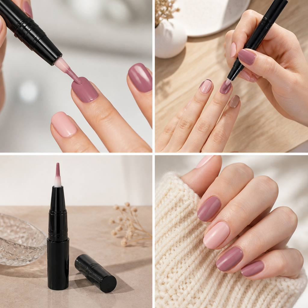 Highly Pigmented & Long-Lasting Gel Nail Pen (Precision Brush)