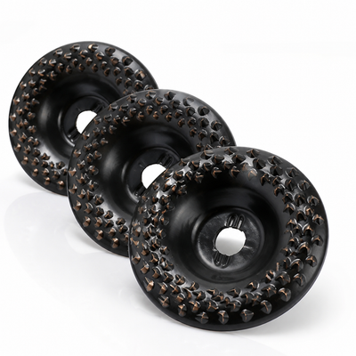 Hollow-Tooth Fast Material-Removal Wood Carving Disc