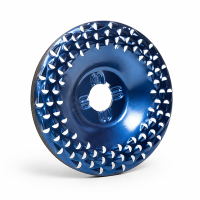 Hollow-Tooth Fast Material-Removal Wood Carving Disc