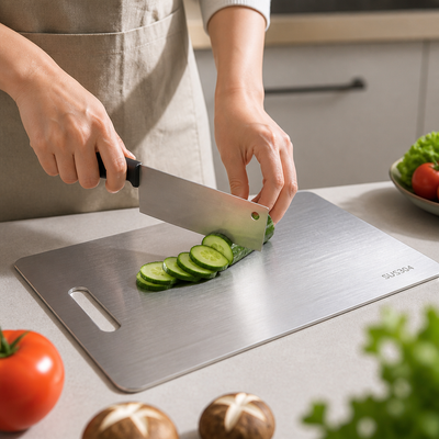Hygienic Non-Absorbent Stainless Steel Cutting Board