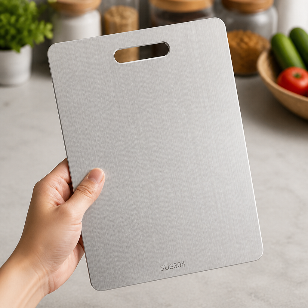 Hygienic Non-Absorbent Stainless Steel Cutting Board