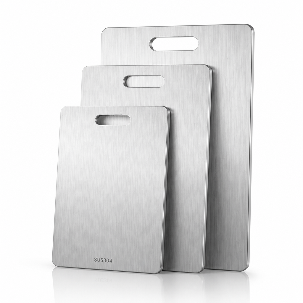 Hygienic Non-Absorbent Stainless Steel Cutting Board