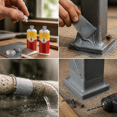 Industrial-Strength Two-Part Epoxy Adhesive (Multi-Surface)