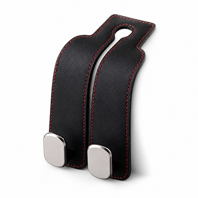 Metal Double-Hook Headrest Hanger (Universal Fit)