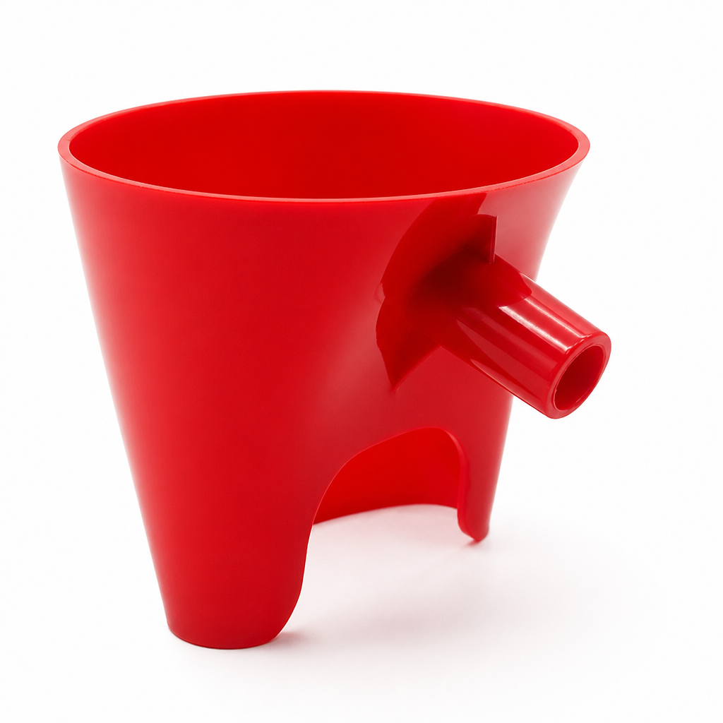 No-Mess Locking Stand Mixer Funnel (Tilt-Head Fit)